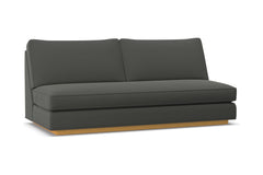 Harper Armless Sofa w/ Benchseat :: Leg Finish: Natural