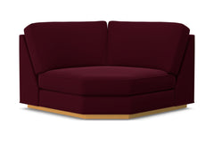 Harper Round Corner :: Leg Finish: Natural