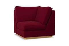 Harper Square Corner :: Leg Finish: Natural