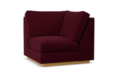 Harper Square Corner :: Leg Finish: Natural