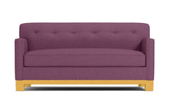 Harrison Ave Apartment Size Sleeper Sofa :: Leg Finish: Natural / Sleeper Option: Memory Foam Mattress