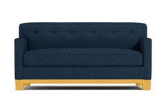 Harrison Ave Twin Size Sleeper Sofa :: Leg Finish: Natural / Sleeper Option: Memory Foam Mattress