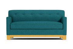 Harrison Ave Twin Size Sleeper Sofa :: Leg Finish: Natural / Sleeper Option: Deluxe Innerspring Mattress