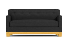Harrison Ave Twin Size Sleeper Sofa :: Leg Finish: Natural / Sleeper Option: Deluxe Innerspring Mattress