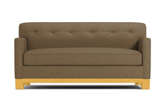 Harrison Ave Twin Size Sleeper Sofa :: Leg Finish: Natural / Sleeper Option: Memory Foam Mattress