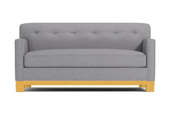 Harrison Ave Twin Size Sleeper Sofa :: Leg Finish: Natural / Sleeper Option: Memory Foam Mattress