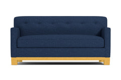 Harrison Ave Apartment Size Sleeper Sofa :: Leg Finish: Natural / Sleeper Option: Memory Foam Mattress