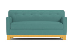 Harrison Ave Twin Size Sleeper Sofa :: Leg Finish: Natural / Sleeper Option: Deluxe Innerspring Mattress