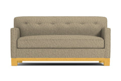 Harrison Ave Apartment Size Sleeper Sofa :: Leg Finish: Natural / Sleeper Option: Memory Foam Mattress