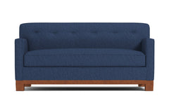 Harrison Ave Apartment Size Sleeper Sofa :: Leg Finish: Pecan / Sleeper Option: Memory Foam Mattress