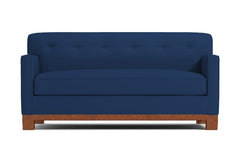 Harrison Ave Twin Size Sleeper Sofa :: Leg Finish: Pecan / Sleeper Option: Memory Foam Mattress