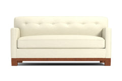 Harrison Ave Twin Size Sleeper Sofa :: Leg Finish: Pecan / Sleeper Option: Memory Foam Mattress