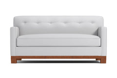 Harrison Ave Apartment Size Sleeper Sofa :: Leg Finish: Pecan / Sleeper Option: Memory Foam Mattress