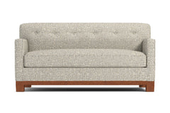 Harrison Ave Twin Size Sleeper Sofa :: Leg Finish: Pecan / Sleeper Option: Memory Foam Mattress