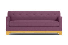 Harrison Ave Queen Size Sleeper Sofa :: Leg Finish: Natural / Sleeper Option: Memory Foam Mattress