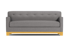 Harrison Ave Queen Size Sleeper Sofa :: Leg Finish: Natural / Sleeper Option: Memory Foam Mattress
