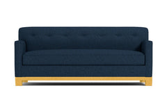 Harrison Ave Queen Size Sleeper Sofa :: Leg Finish: Natural / Sleeper Option: Memory Foam Mattress