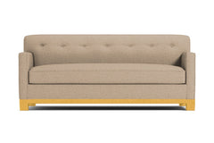 Harrison Ave Queen Size Sleeper Sofa :: Leg Finish: Natural / Sleeper Option: Memory Foam Mattress