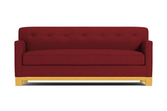 Harrison Ave Queen Size Sleeper Sofa :: Leg Finish: Natural / Sleeper Option: Deluxe Innerspring Mattress