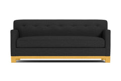 Harrison Ave Queen Size Sleeper Sofa :: Leg Finish: Natural / Sleeper Option: Deluxe Innerspring Mattress