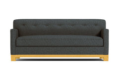 Harrison Ave Queen Size Sleeper Sofa :: Leg Finish: Natural / Sleeper Option: Memory Foam Mattress