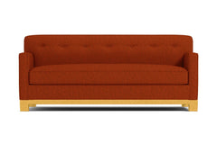 Harrison Ave Queen Size Sleeper Sofa :: Leg Finish: Natural / Sleeper Option: Memory Foam Mattress