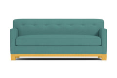 Harrison Ave Queen Size Sleeper Sofa :: Leg Finish: Natural / Sleeper Option: Memory Foam Mattress