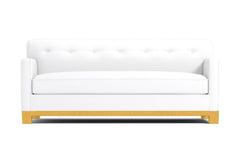 Harrison Ave Queen Size Sleeper Sofa :: Leg Finish: Natural / Sleeper Option: Deluxe Innerspring Mattress