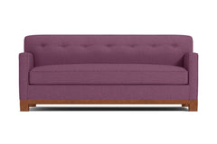 Harrison Ave Queen Size Sleeper Sofa :: Leg Finish: Pecan / Sleeper Option: Deluxe Innerspring Mattress