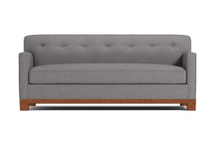 Harrison Ave Queen Size Sleeper Sofa :: Leg Finish: Pecan / Sleeper Option: Memory Foam Mattress