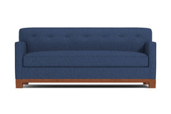 Harrison Ave Queen Size Sleeper Sofa :: Leg Finish: Pecan / Sleeper Option: Deluxe Innerspring Mattress