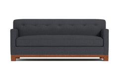 Harrison Ave Queen Size Sleeper Sofa :: Leg Finish: Pecan / Sleeper Option: Memory Foam Mattress