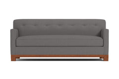 Harrison Ave Queen Size Sleeper Sofa :: Leg Finish: Pecan / Sleeper Option: Deluxe Innerspring Mattress