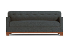 Harrison Ave Queen Size Sleeper Sofa :: Leg Finish: Pecan / Sleeper Option: Deluxe Innerspring Mattress