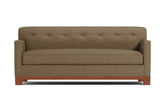 Harrison Ave Queen Size Sleeper Sofa :: Leg Finish: Pecan / Sleeper Option: Memory Foam Mattress