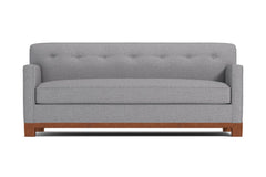 Harrison Ave Queen Size Sleeper Sofa :: Leg Finish: Pecan / Sleeper Option: Memory Foam Mattress