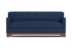 Harrison Ave Queen Size Sleeper Sofa :: Leg Finish: Pecan / Sleeper Option: Memory Foam Mattress