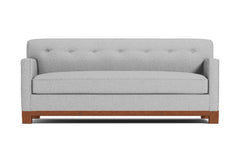 Harrison Ave Queen Size Sleeper Sofa :: Leg Finish: Pecan / Sleeper Option: Memory Foam Mattress