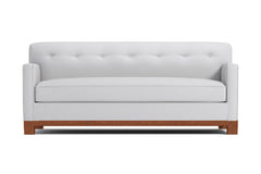 Harrison Ave Queen Size Sleeper Sofa :: Leg Finish: Pecan / Sleeper Option: Memory Foam Mattress