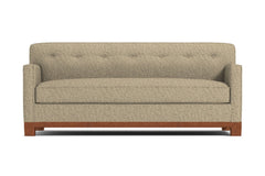 Harrison Ave Queen Size Sleeper Sofa :: Leg Finish: Pecan / Sleeper Option: Deluxe Innerspring Mattress