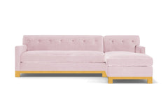 Harrison Ave 2pc Sectional Sofa :: Leg Finish: Natural / Configuration: RAF - Chaise on the Right