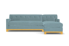 Harrison Ave 2pc Sectional Sofa :: Leg Finish: Natural / Configuration: RAF - Chaise on the Right