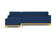 Harrison Ave 2pc Sleeper Sectional :: Leg Finish: Natural / Configuration: LAF - Chaise on the Left / Sleeper Option: Memory Foam Mattress