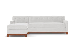 Harrison Ave 2pc Sectional Sofa :: Leg Finish: Pecan / Configuration: LAF - Chaise on the Left