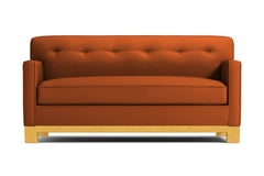 Harrison Ave Apartment Size Sleeper Sofa :: Leg Finish: Natural / Sleeper Option: Memory Foam Mattress