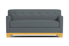 Harrison Ave Twin Size Sleeper Sofa :: Leg Finish: Natural / Sleeper Option: Memory Foam Mattress