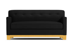 Harrison Ave Apartment Size Sleeper Sofa :: Leg Finish: Natural / Sleeper Option: Memory Foam Mattress