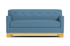Harrison Ave Apartment Size Sleeper Sofa :: Leg Finish: Natural / Sleeper Option: Deluxe Innerspring Mattress