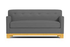 Harrison Ave Twin Size Sleeper Sofa :: Leg Finish: Natural / Sleeper Option: Deluxe Innerspring Mattress