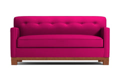 Harrison Ave Apartment Size Sofa :: Leg Finish: Pecan / Size: Apartment Size - 68.5&quot;w